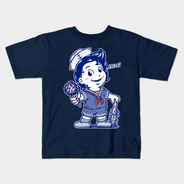 SCOOPS BOY Kids T-Shirt by Firebrander